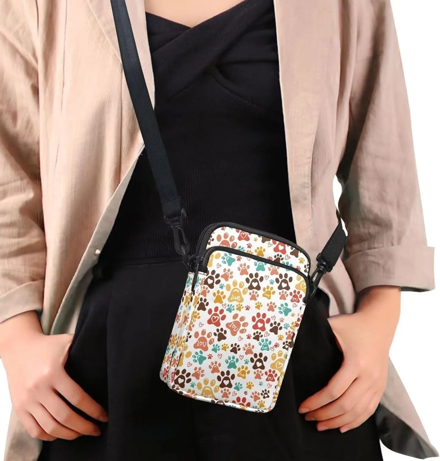 Crossbody Backpack for Women Sling Bag with Adjustable Strap Women Cross Body Chest Bag Mini Purse