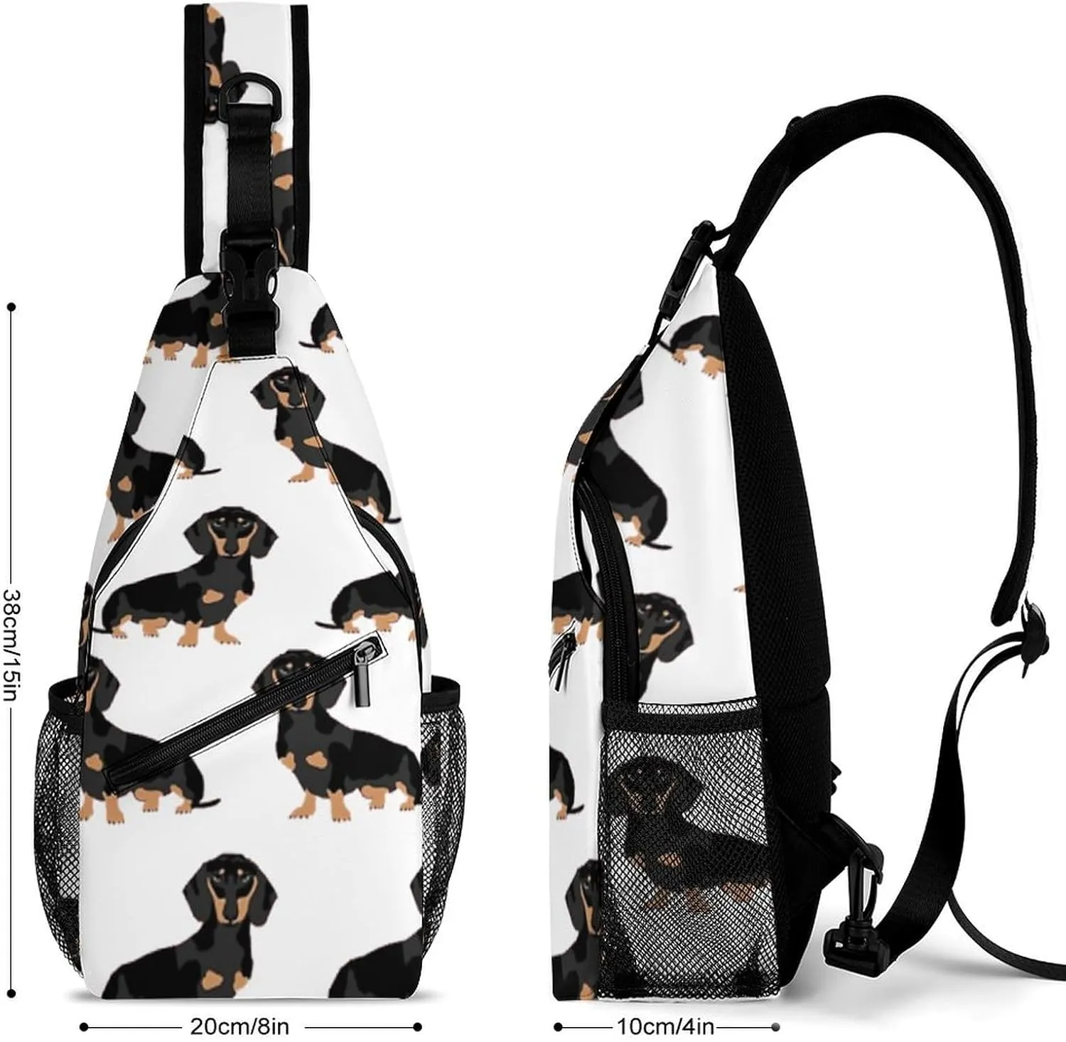 Crossbody Bag for Women Men Chest Bag Abstract Octopus Sling Bag Crossbody Shoulder Bag Sling Backpack