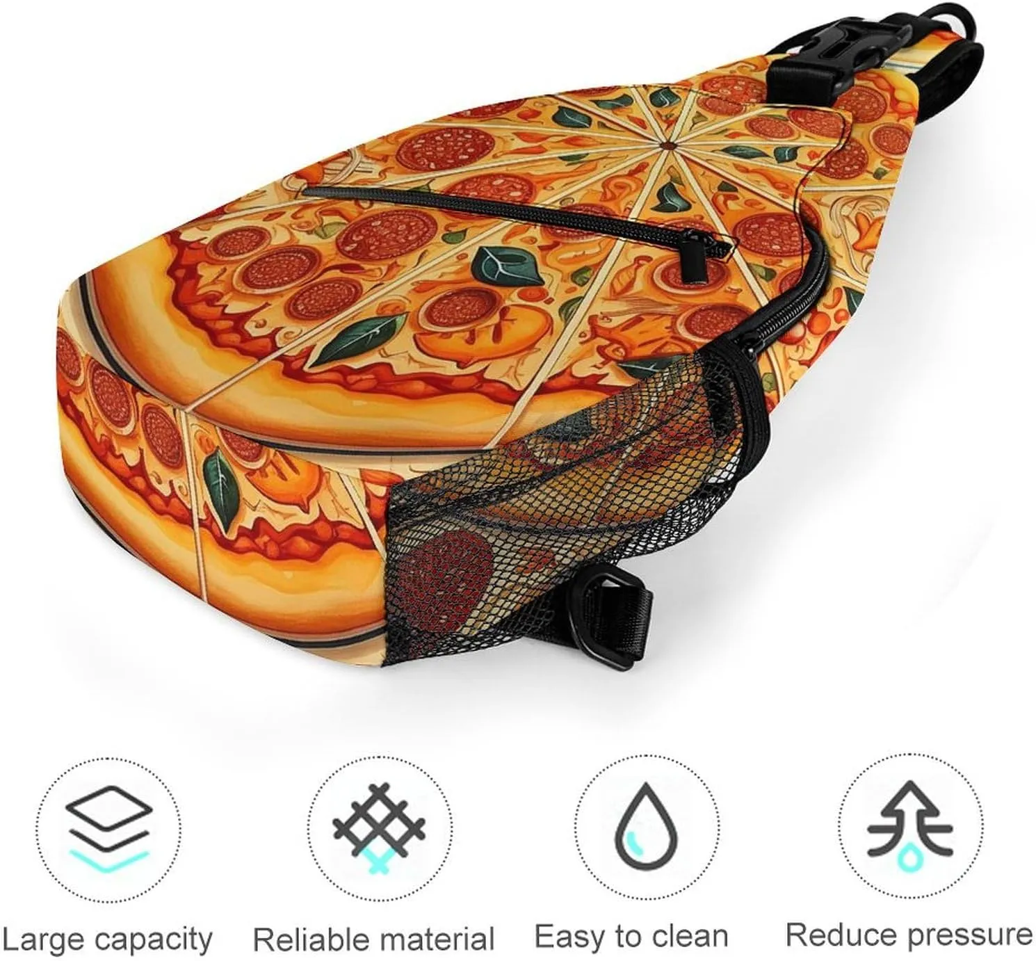 Crossbody Bag for Women Men Chest Bag Cool Dolphin Sling Bag Crossbody Shoulder Bag Sling Backpack