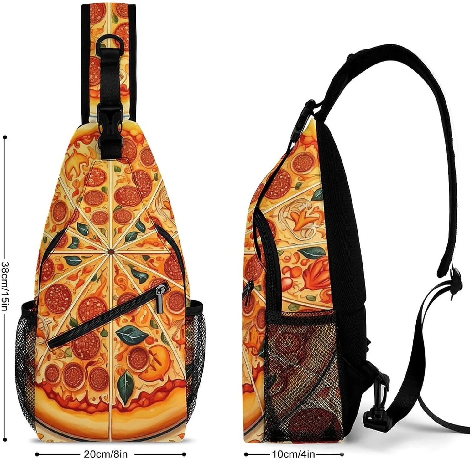 Crossbody Bag for Women Men Chest Bag Cool Dolphin Sling Bag Crossbody Shoulder Bag Sling Backpack