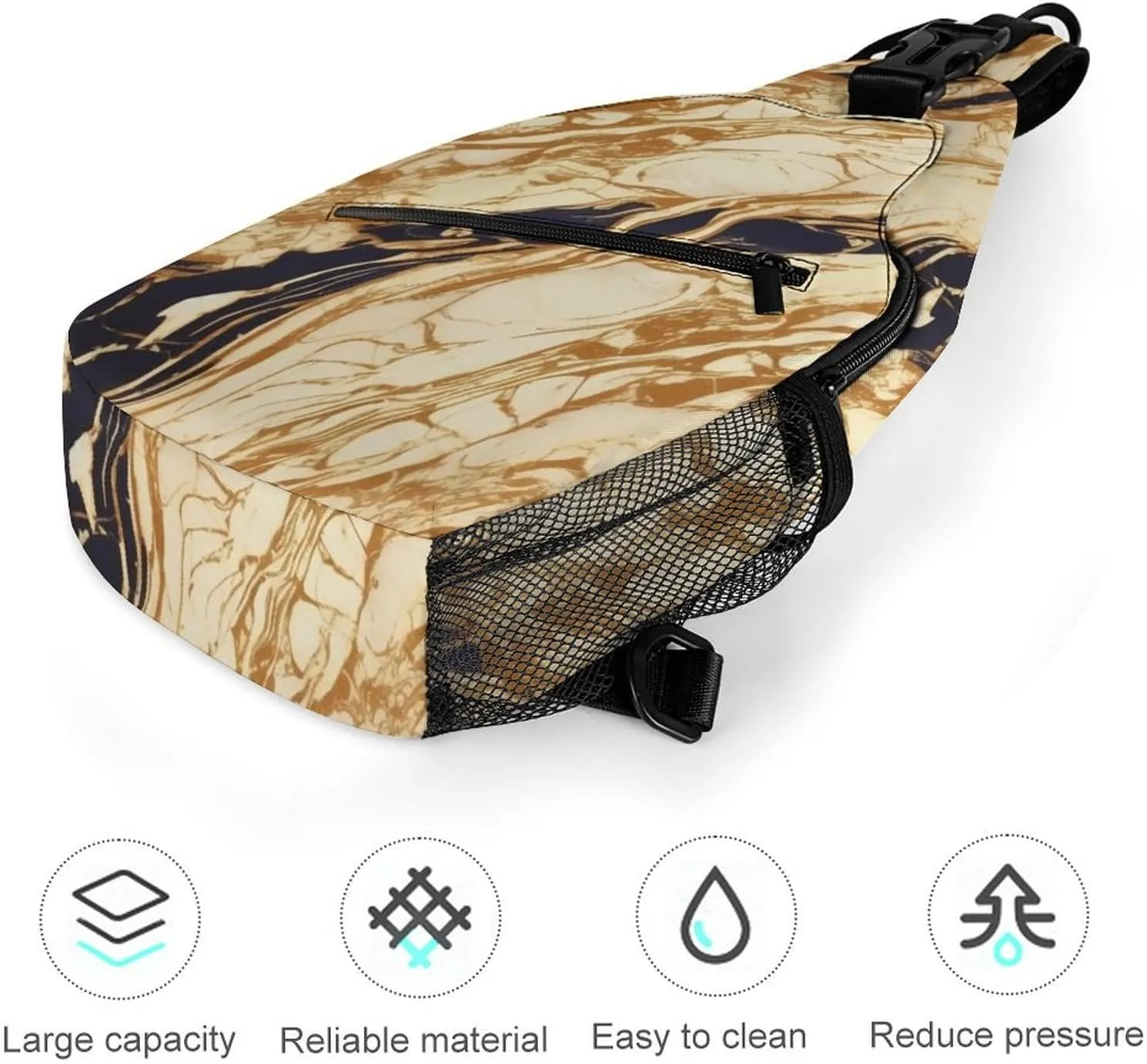 Crossbody Bag for Women Men Chest Bag Music Studio Sling Bag Crossbody Shoulder Bag Sling Backpack