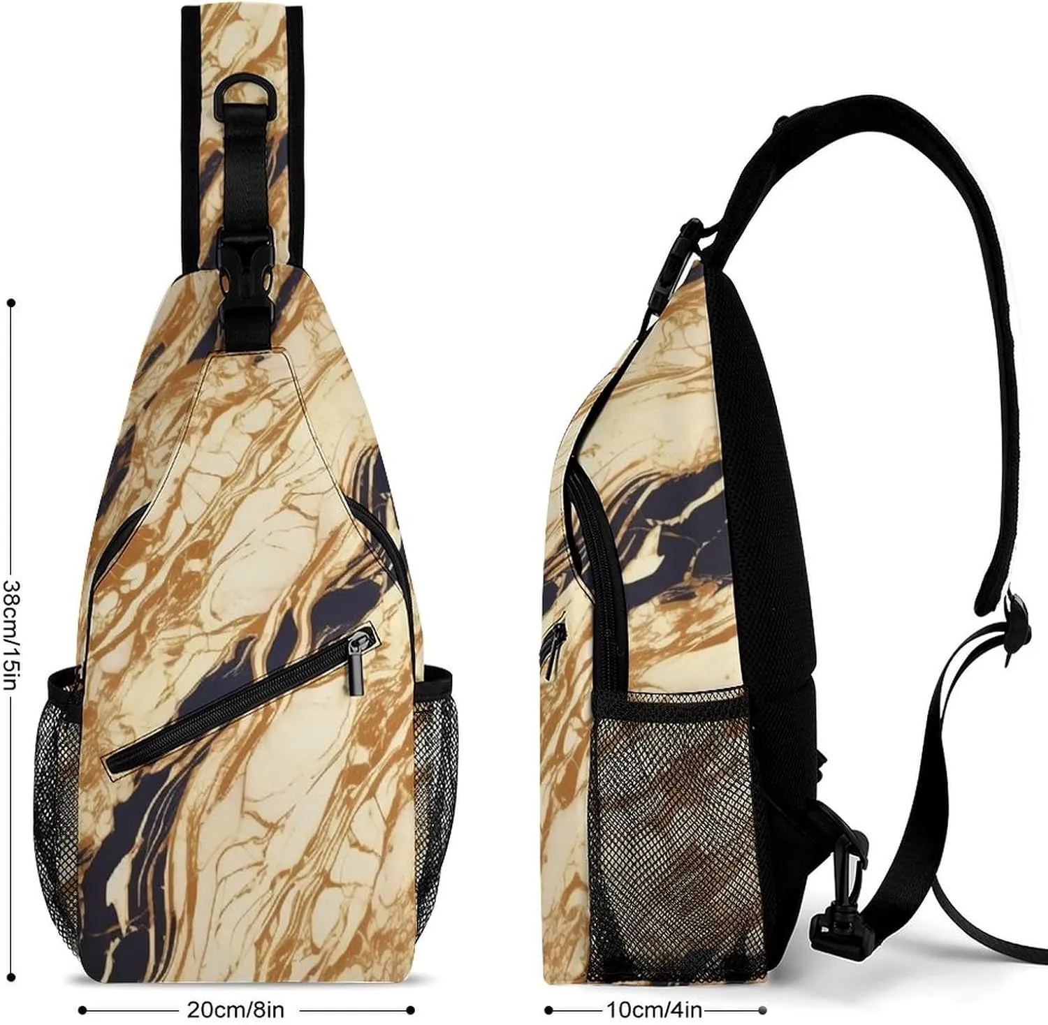 Crossbody Bag for Women Men Chest Bag Music Studio Sling Bag Crossbody Shoulder Bag Sling Backpack