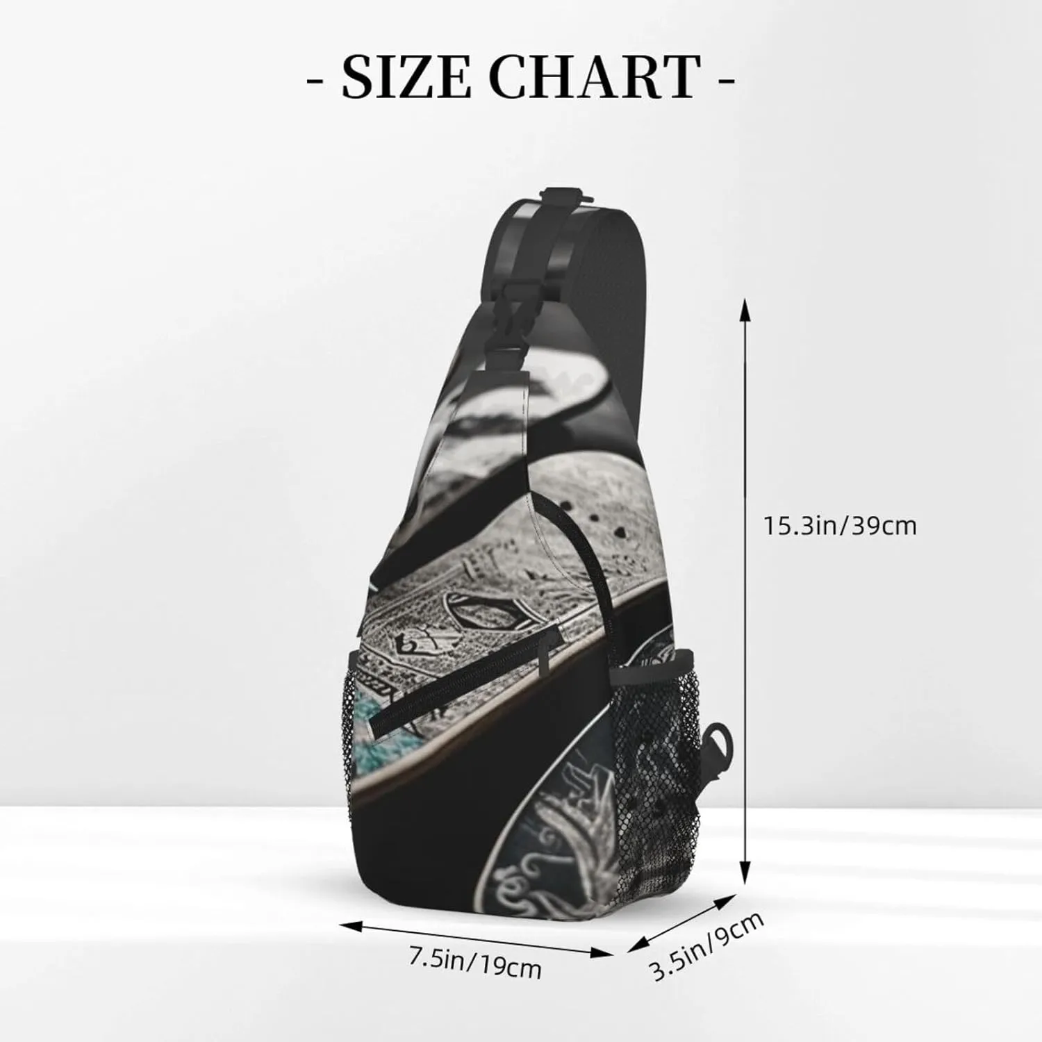 Crossbody Bag for Women Men Skate boards_79046072 Chest Bag Crossbody Sling Bag Adjustable Shoulder Bag