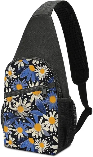 Crossbody Bag for Women Men Sling Bag A Hand Drawn Tiger Chest Bag Crossbody Adjustable Shoulder Bag