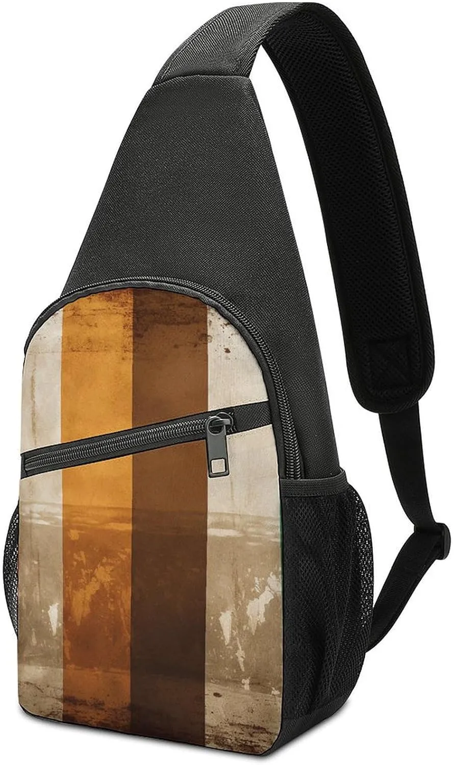 Crossbody Bag for Women Men Sling Bag Bluebird And Flowers Chest Bag Crossbody Adjustable Shoulder Bag