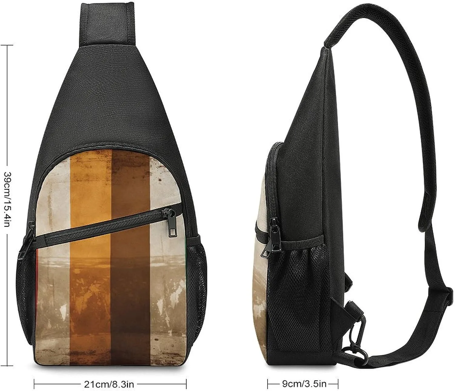 Crossbody Bag for Women Men Sling Bag Bluebird And Flowers Chest Bag Crossbody Adjustable Shoulder Bag
