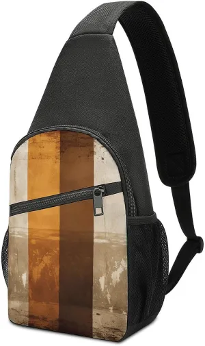 Crossbody Bag for Women Men Sling Bag Bluebird And Flowers Chest Bag Crossbody Adjustable Shoulder Bag