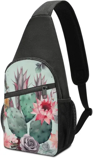 Crossbody Bag for Women Men Sling Bag Christmas Deer Chest Bag Crossbody Adjustable Shoulder Bag