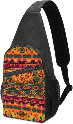 Crossbody Bag for Women Men Sling Bag Music Studio Chest Bag Crossbody Adjustable Shoulder Bag