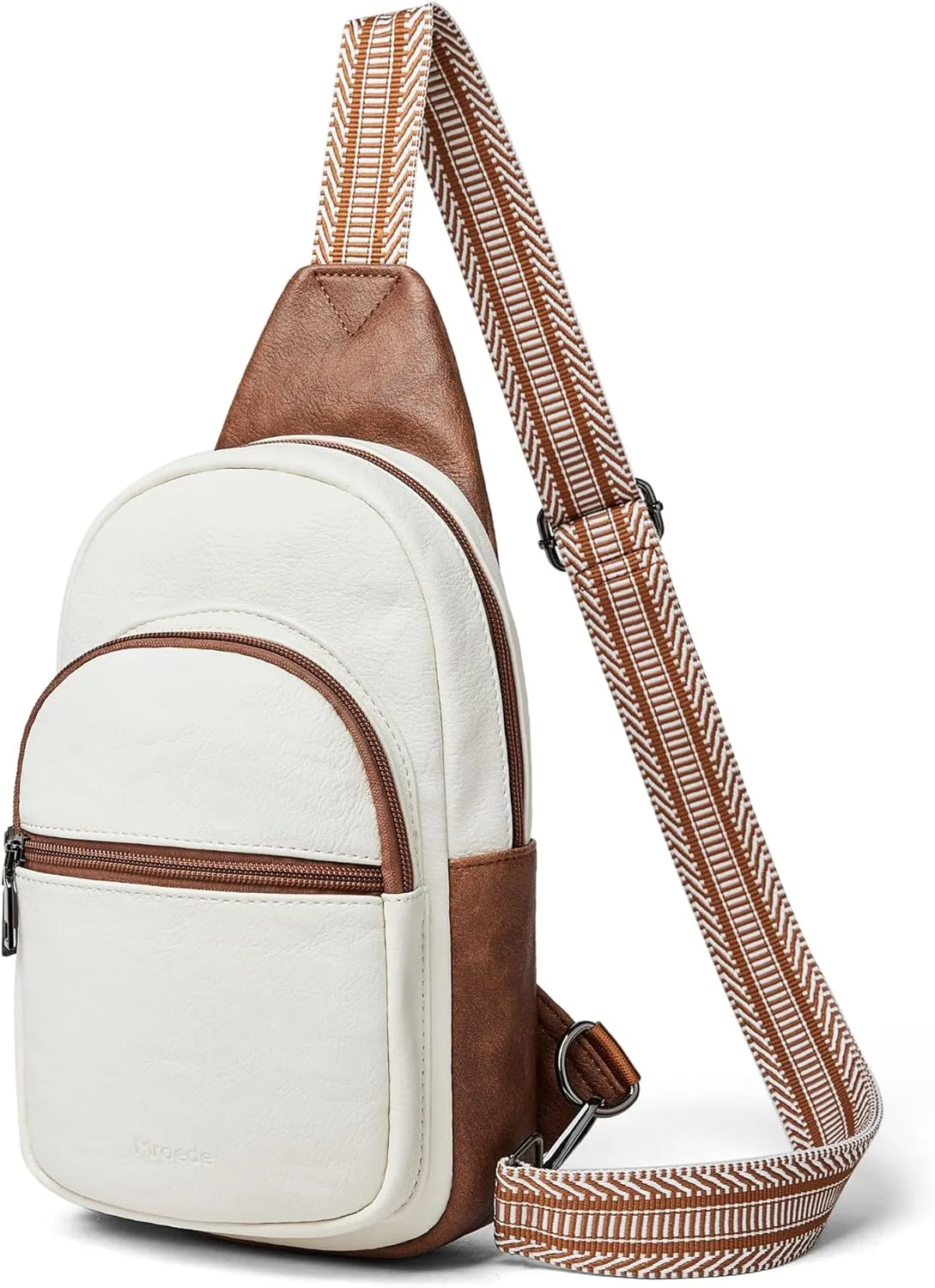 Crossbody Bags for Women Men Sling Bag 5 Pockets Fanny Pack Sling Backpack Chest Daypack Travel Purse Anti Theft