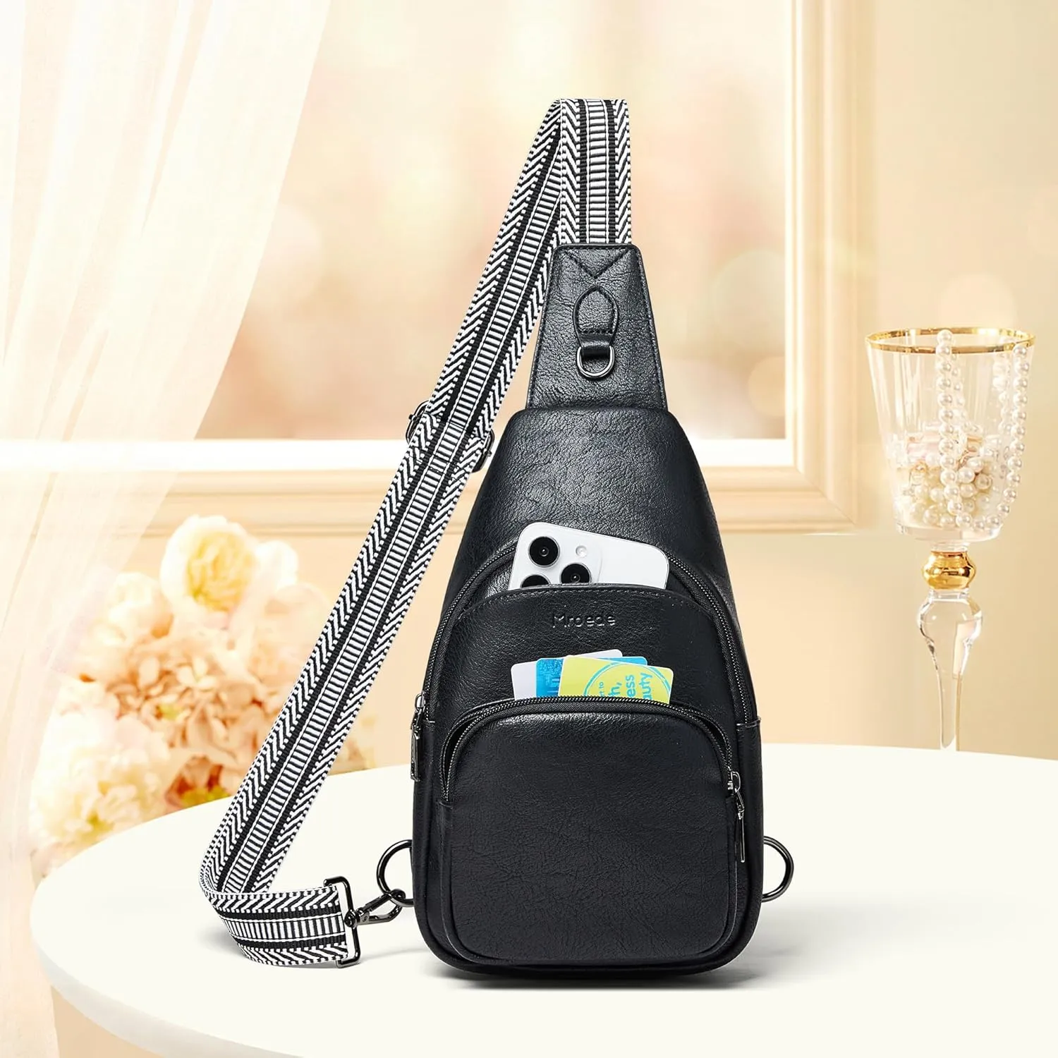 Crossbody Bags for Women Sling Bag Fanny Pack Casual Daypacks Small Backpack Chest Travel Purse Anti Theft
