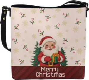 Crossbody Bucket Shoulder Bags for Women Leather Purse Cross Body Handbag Multiple Pockets