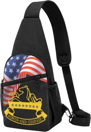 Crossbody Shoulder Chest Bag 8th Cavalry Regiment Fashion One-Shoulder