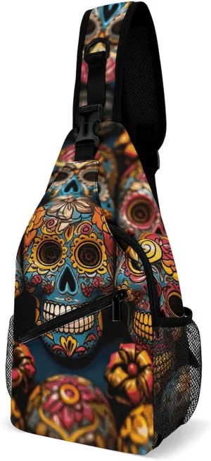 Crossbody Sling Bag Chemistry Print Backpack Sling Bag Travel Hiking Chest Bag Shoulder Bag Daypack
