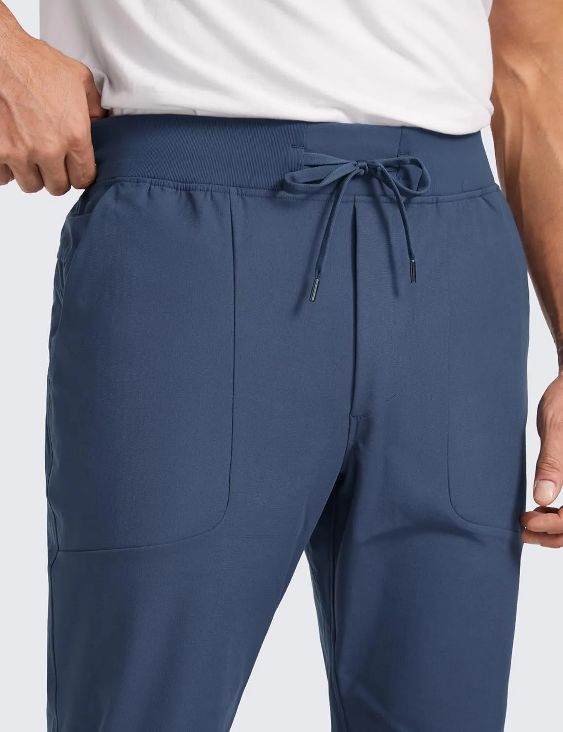 CRZ YOGA All Day Comfy Golf Joggers Pants for Men 30'' Quick Dry Lightweight Stretch Work Casual Sweatpants with Pockets