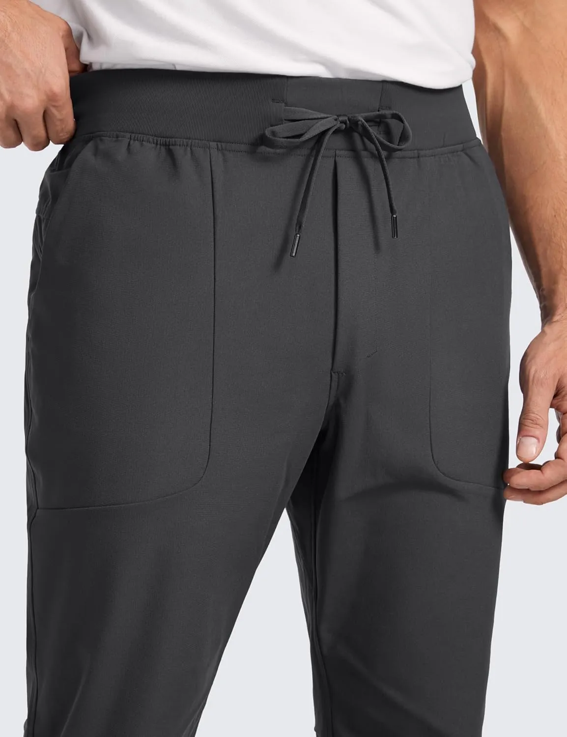 CRZ YOGA All Day Comfy Golf Joggers Pants for Men 30'' Quick Dry Lightweight Stretch Work Casual Sweatpants with Pockets