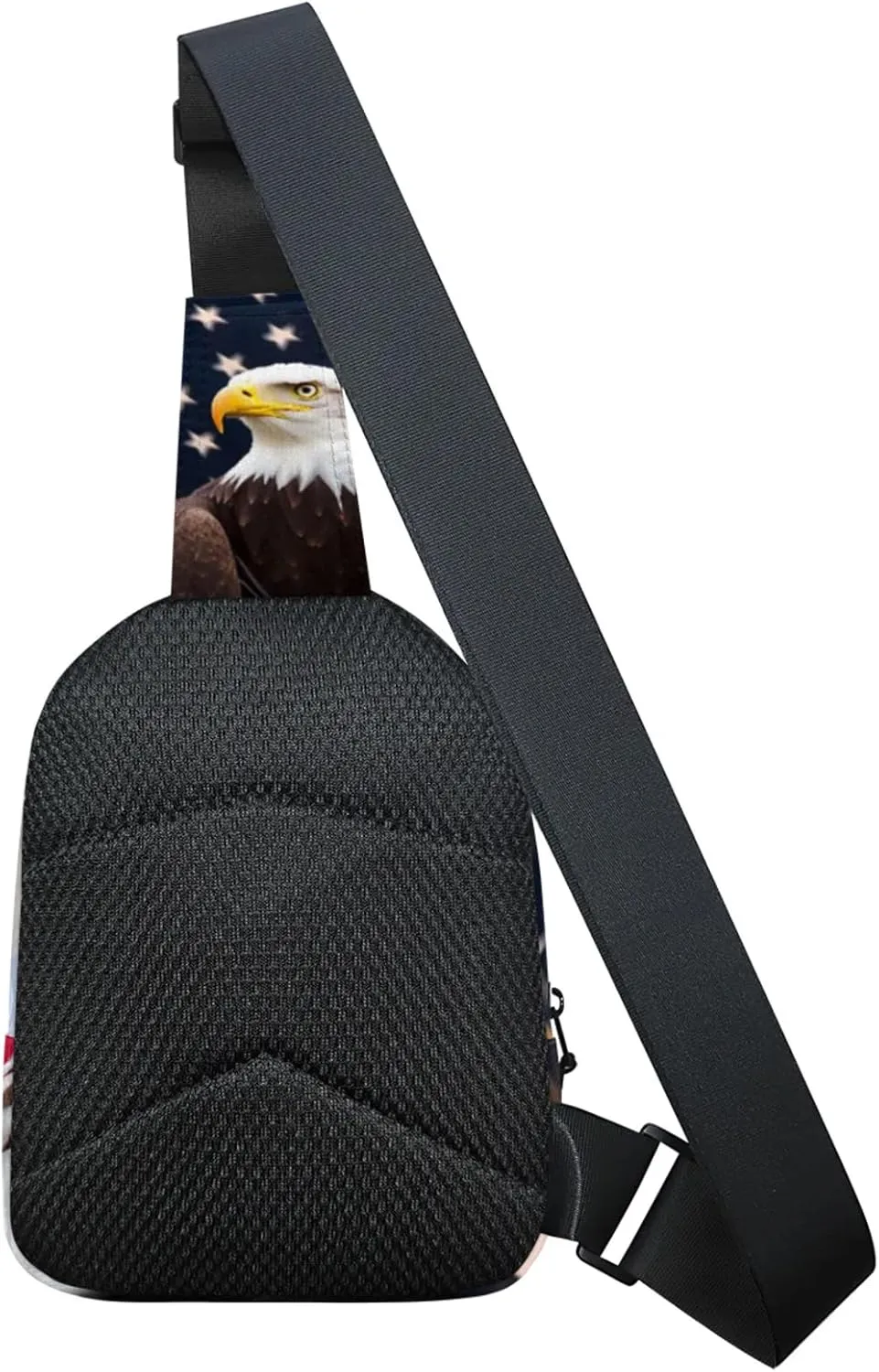 Custom Sling Bag American Eagles Cross Body Customize Chest Bag 4th July Daypack for Outdoors Travel Hiking Sports