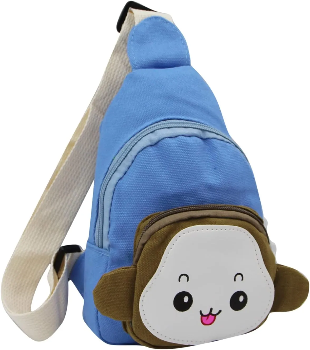 Cute Sling Bag Small Chest Bag Cartoon Monkey Sling Daypack Cute Cossbody Sling Bag Coin Purse Small Cute Purse Fanny Pack