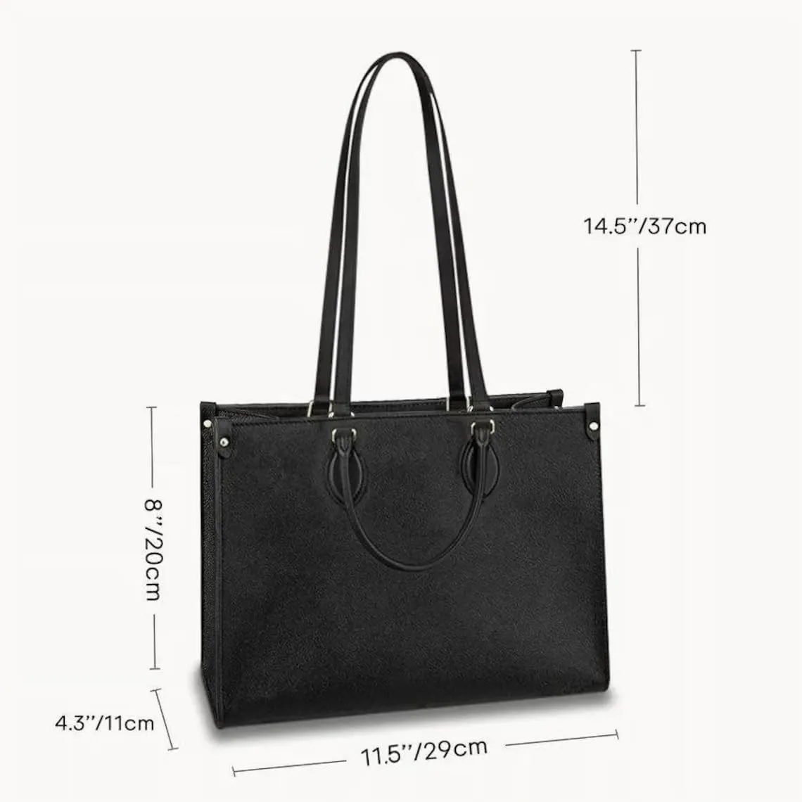 Dachshund Leather Bag for Women, Doxie Handbags Crossbody Purse Ladies Chic Satchel Shoulder Bag with Removable Strap, Weiner Weenie Dog Gift for Dog Mom (One Size, Black Strap)