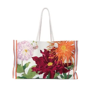 Dahlia Flower by Tanigami Kônan Weekender Bag