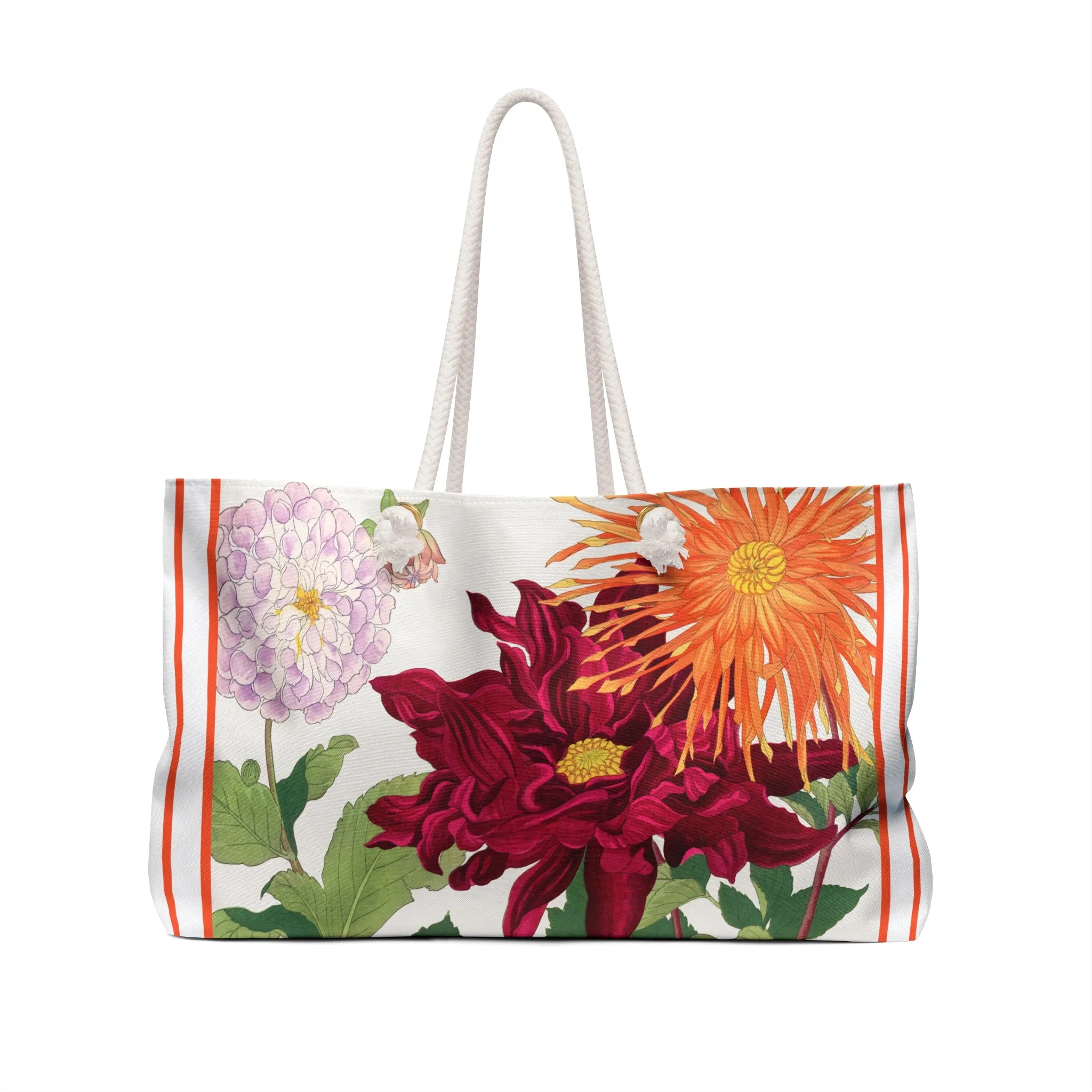 Dahlia Flower by Tanigami Kônan Weekender Bag