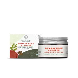 Damask Rose Coffee Under Eye Cream, 5g, Dark Circle Treatment with Caffeine, Night Cream for Fine Lines