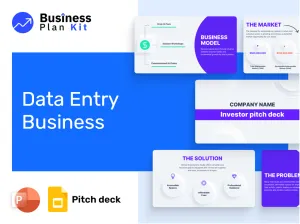 Data Entry Business Pitch Deck Example