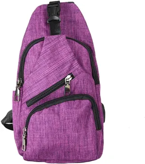 Daypack Anti-Theft Backpack Large Plum.