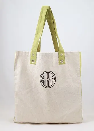 DB Exclusive Personalized Grommet Shopping Tote