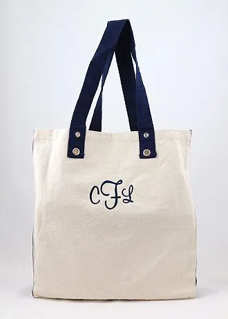 DB Exclusive Personalized Grommet Shopping Tote