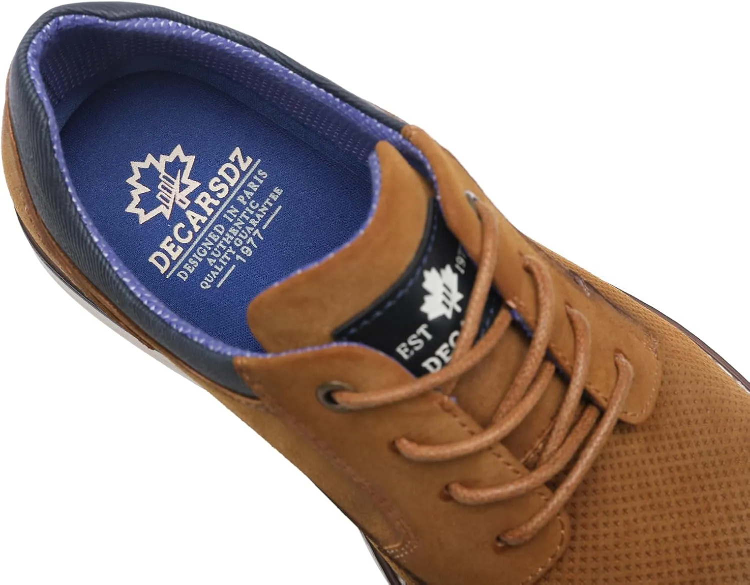 DECARSDZ Mens Dress Shoes Casual Oxford Shoes Business Formal Shoes Use for Business Social Gatherings Wedding Travel