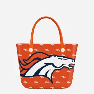 Denver Broncos Big Logo Mini Print Tailgate Tote Bag