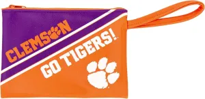 Desert Cactus Clemson University Wristlet Tigers Vegan Leather (Wristlet)
