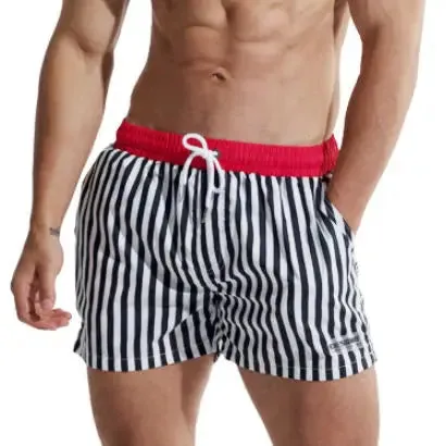 Desmiit Striped Swim Shorts