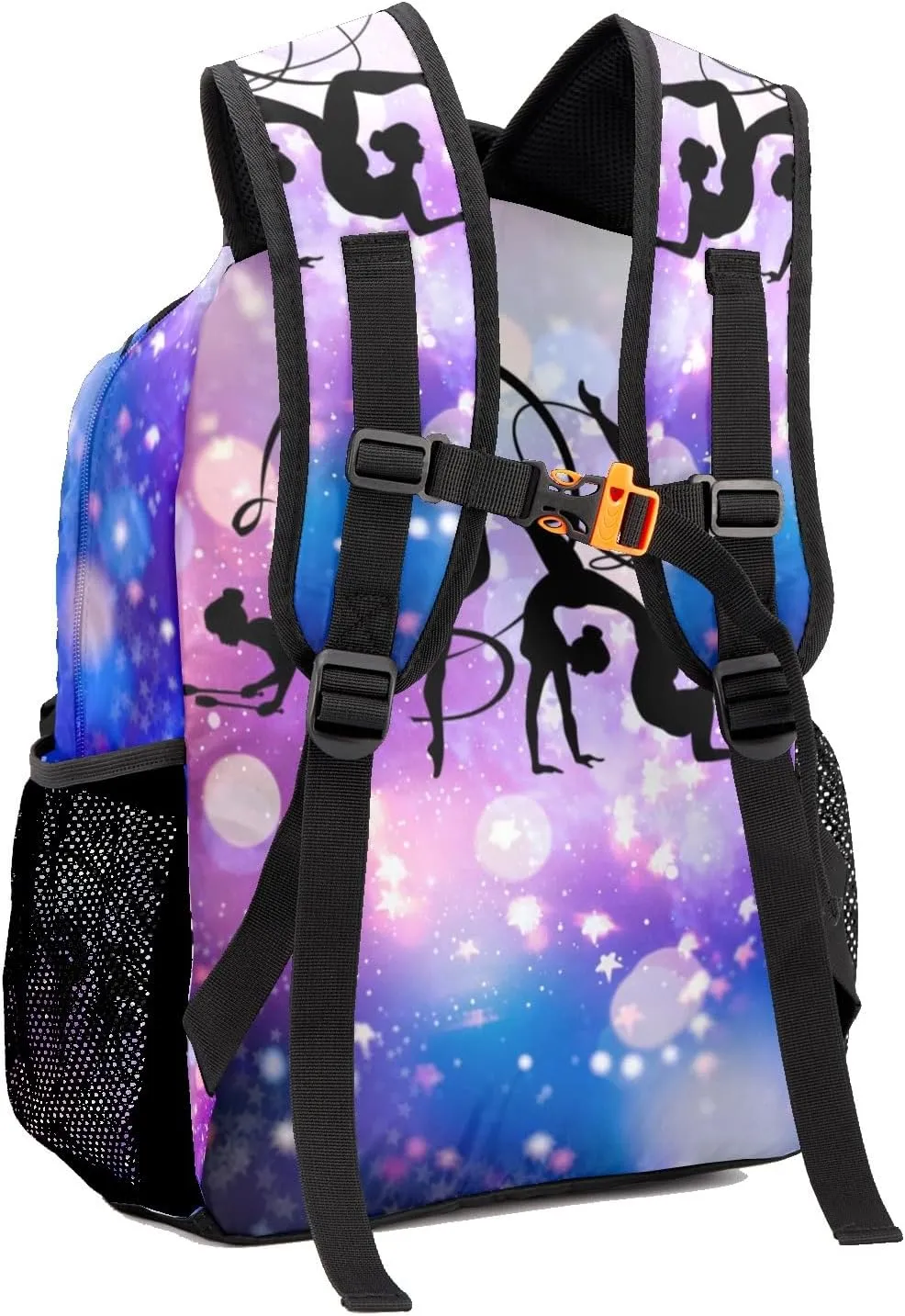 Deven Rhythmic Gymnastics Magic Lights Personalized Kids for Boy/Girl Teen Primary School Daypack Travel Bag Bookbag
