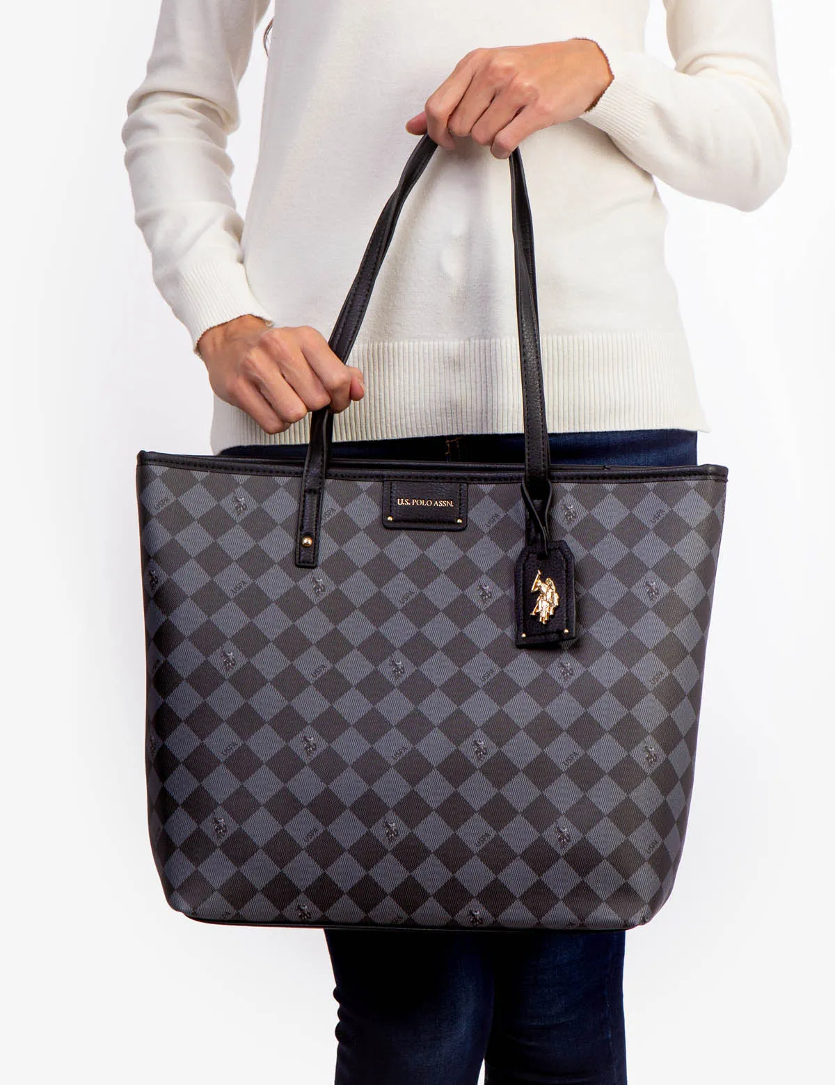 DIAMOND SIGNATURE TOTE BAG
