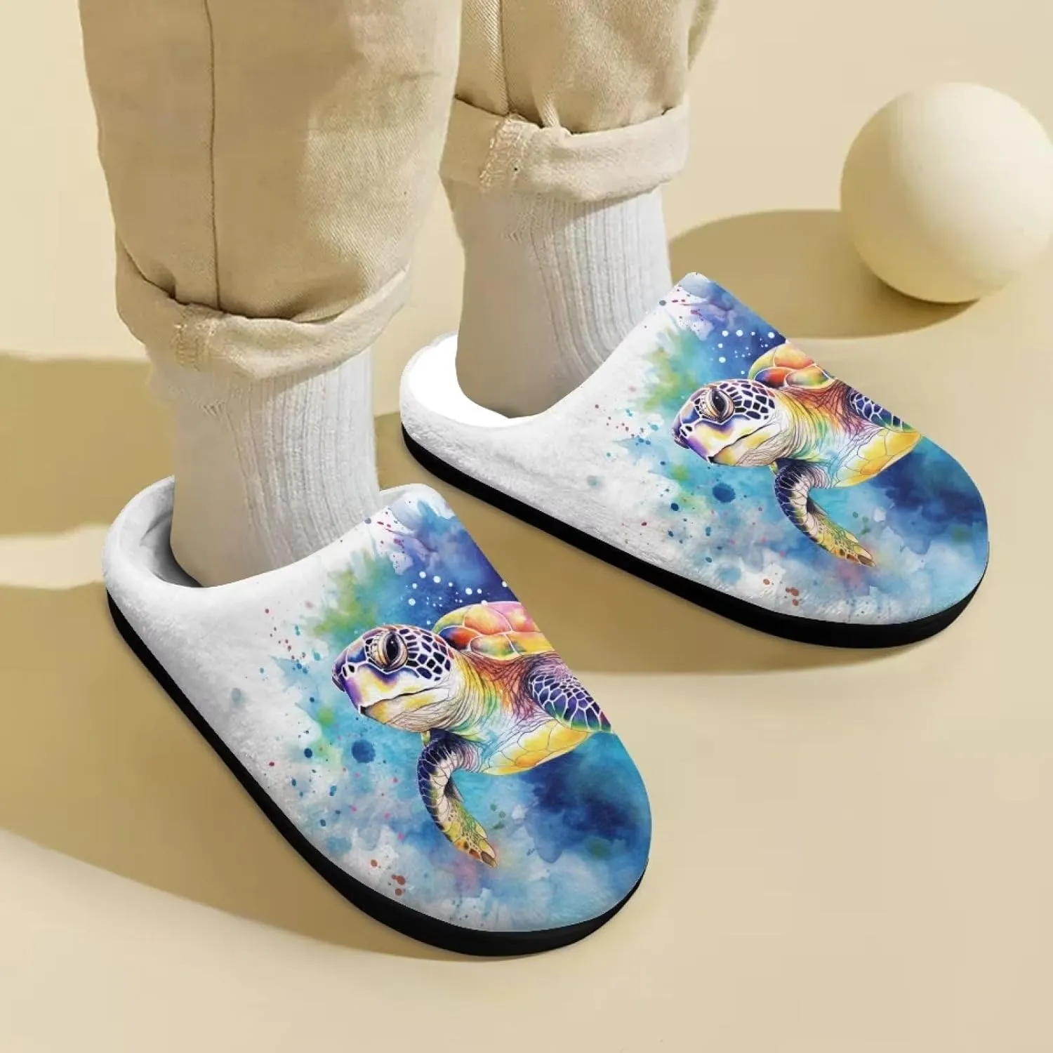 DISNIMO Kids Boys Girls Cozy Bedroom House Slippers with Fuzzy Plush Fleece Lining for Indoor Ourdoor Size 9-14.5