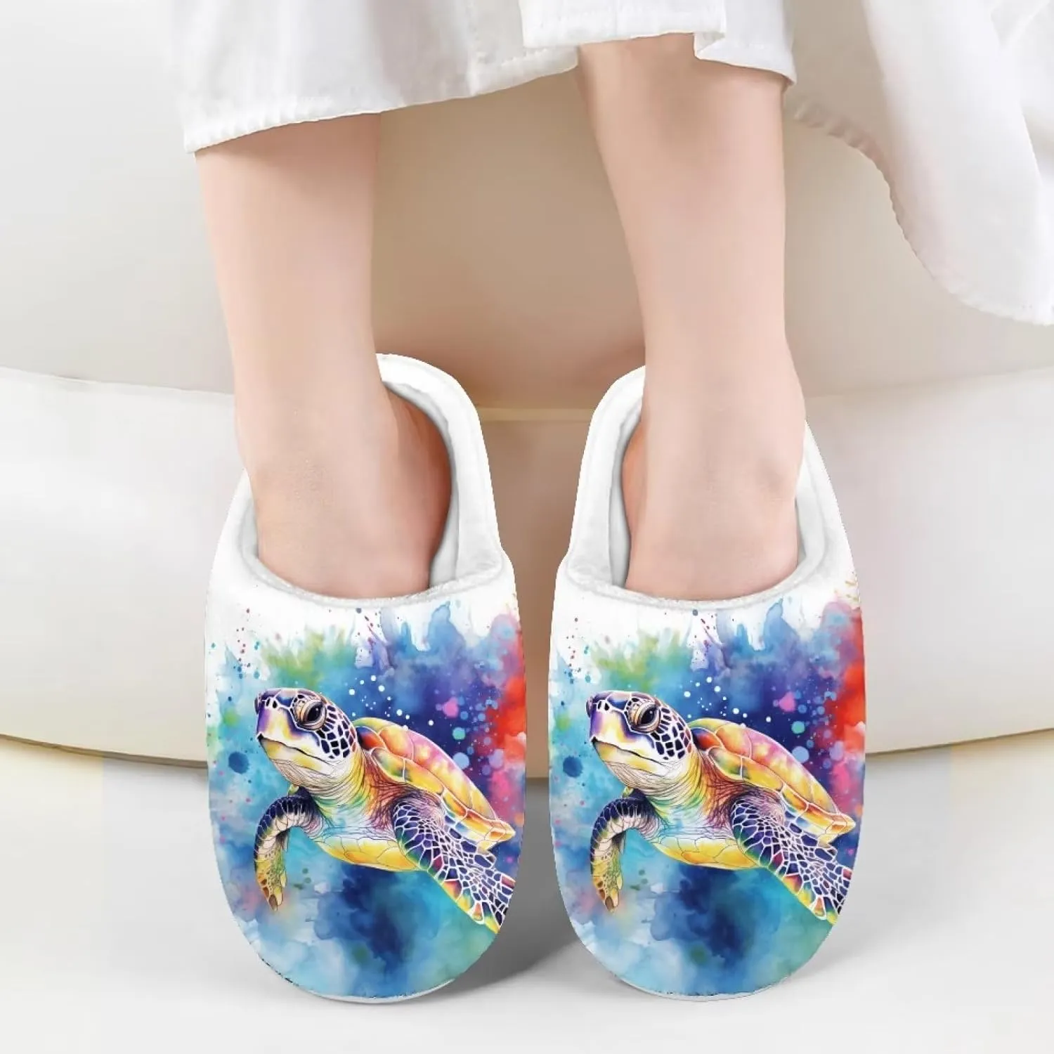 DISNIMO Kids Boys Girls Cozy Bedroom House Slippers with Fuzzy Plush Fleece Lining for Indoor Ourdoor Size 9-14.5