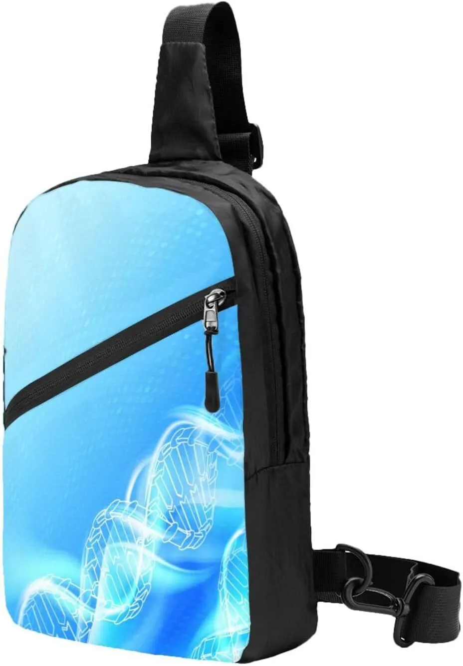 Dna Figures Sling Bag for Men Women, Small Crossbody Sling Backpack Shoulder Chest Bag, Anti Theft Travel Hiking Sports