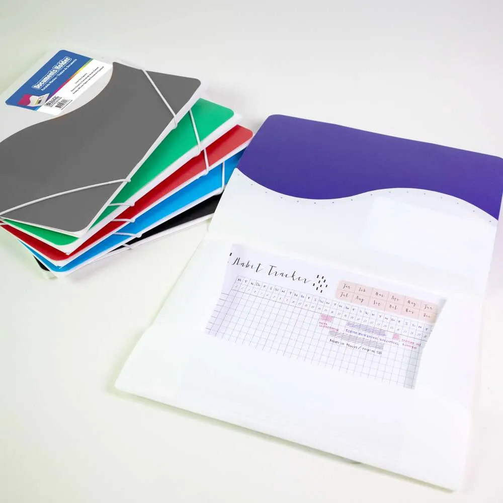 Document Holder Letter Size w/ Elastic Band