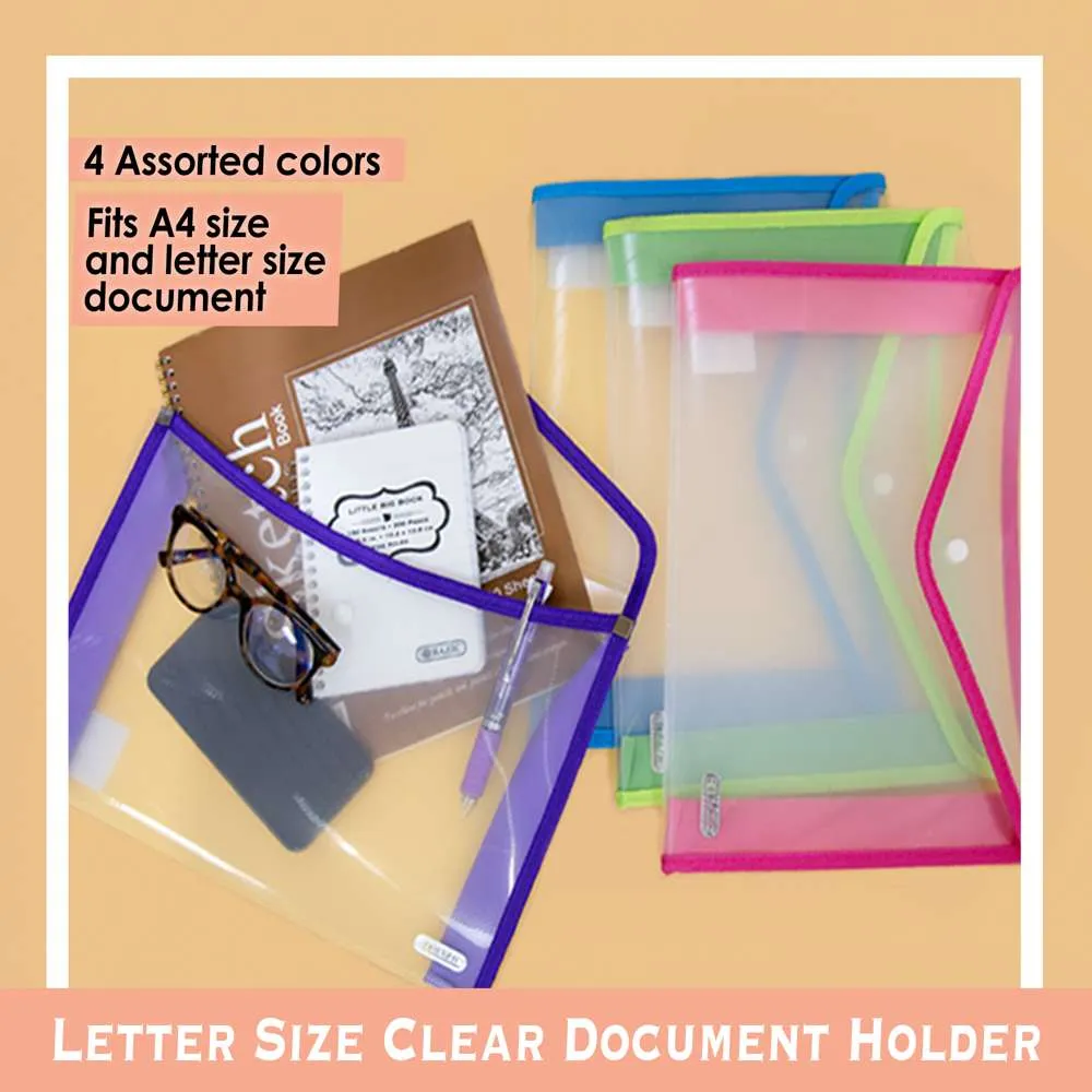 Document Holder V-Flap Clear A4/Letter Size