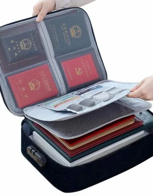Document Organiser With Lock