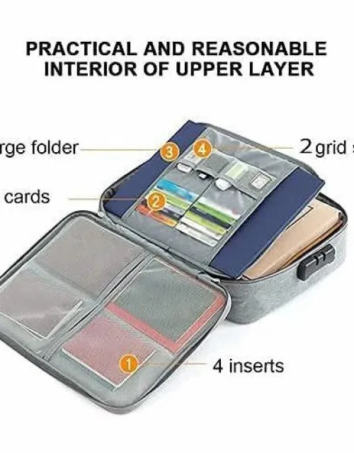 Document Organiser With Lock