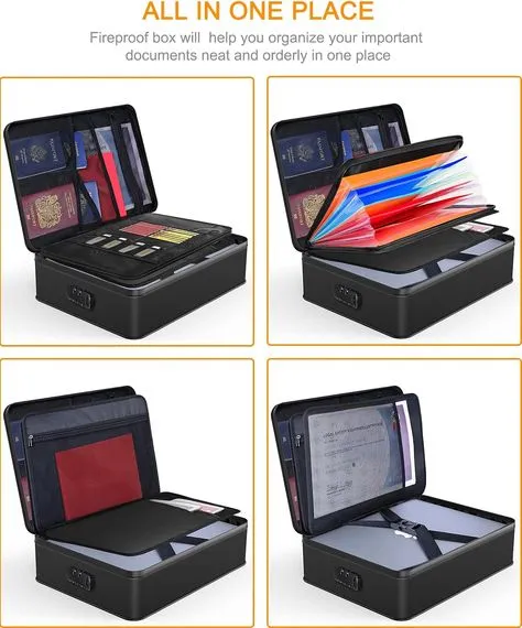 Document Organiser With Lock