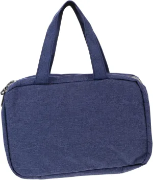 DOITOOL 1pc Makeup Storage Bag Makeup Bags Purse Makeup Bag Toiletry Travel Bag Make up Storage Bags Male, Navy, 27X8X18CM