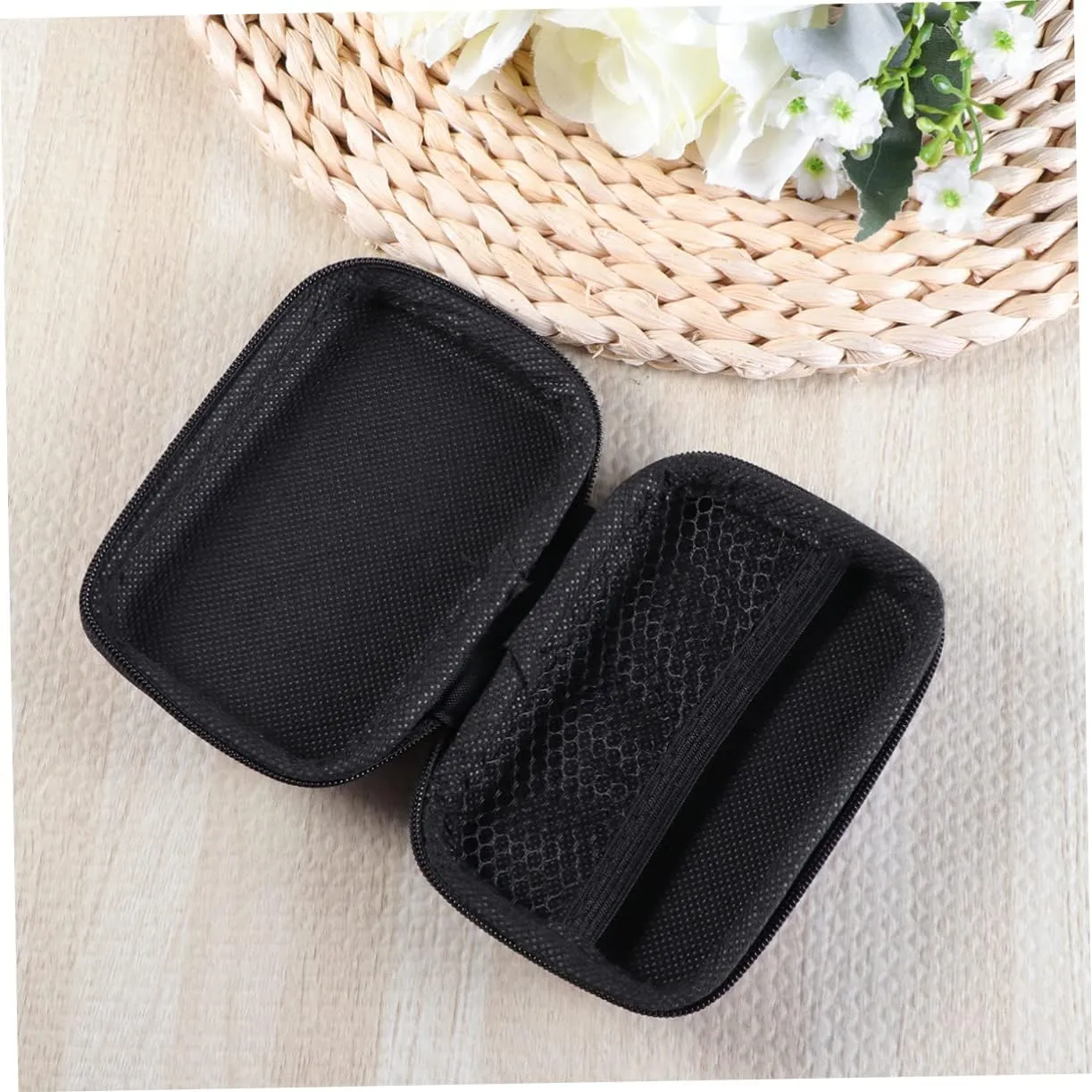 DOITOOL 3pcs Eva Earphone Case with Compact Storage Bag for Travel Business Outdoor