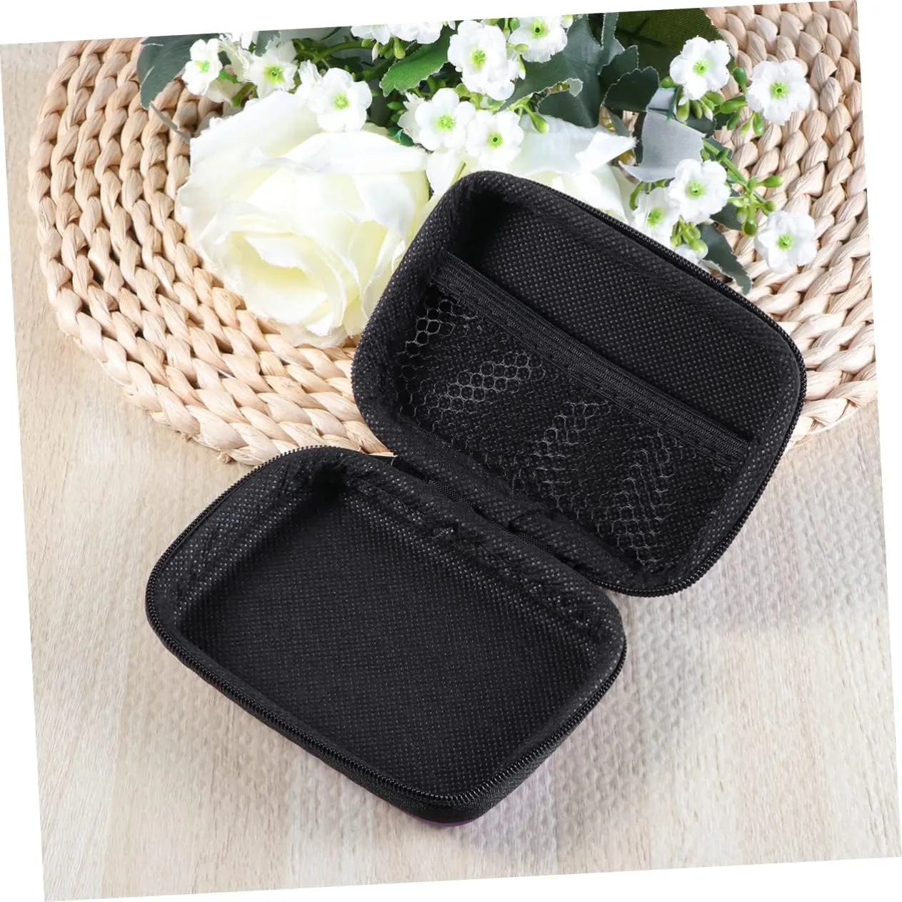 DOITOOL 3pcs Eva Earphone Case with Compact Storage Bag for Travel Business Outdoor