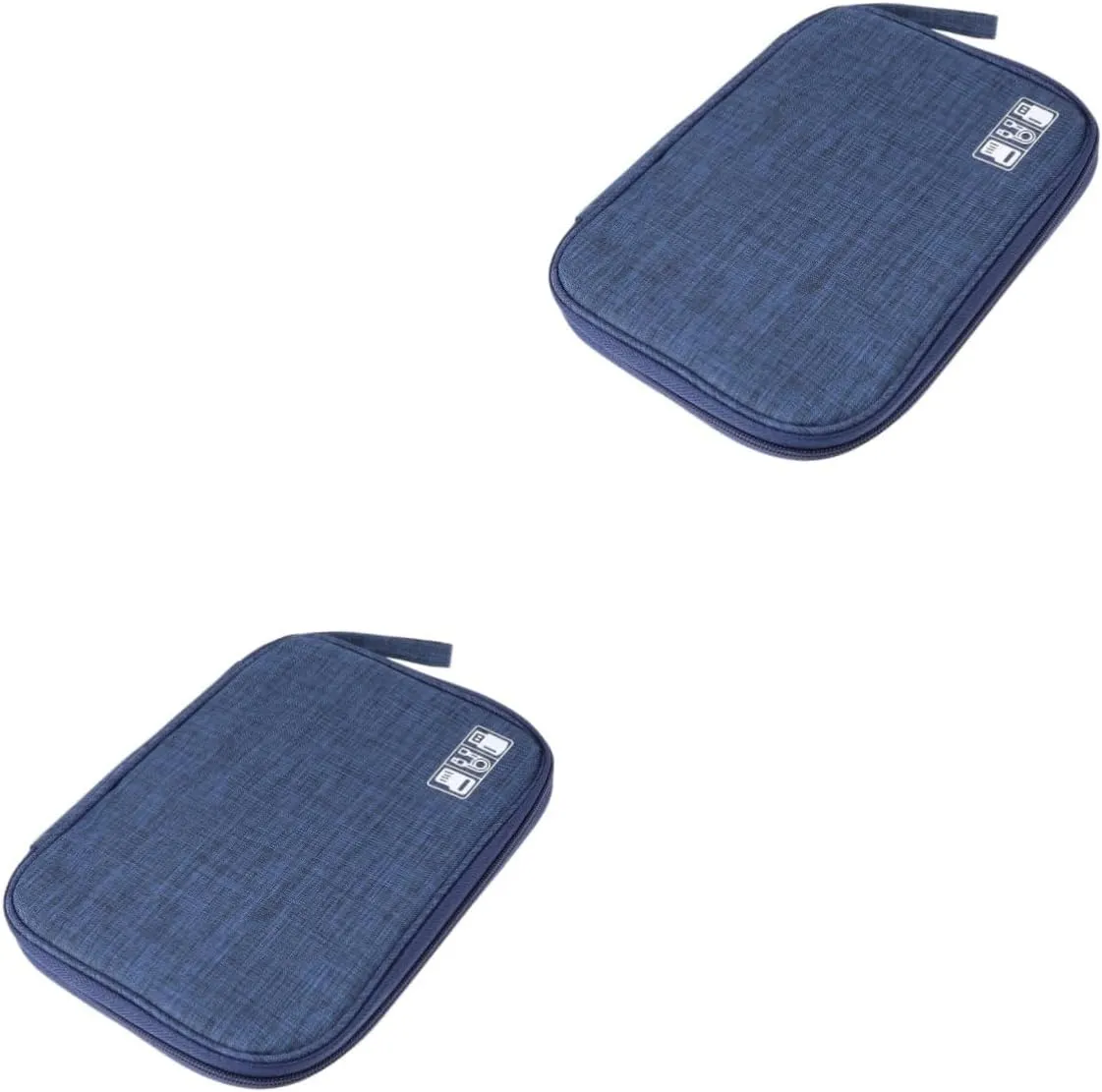 DOITOOL Electronics Bag 2pcs Cable Storage Bag Backpack Organizer Usb Cable Wire Digital Bag Carrying Case Travel Earphone