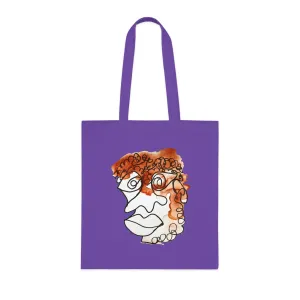 Doleful - Versatile 100% Cotton Tote: Vibrant Colors, Light & Practical