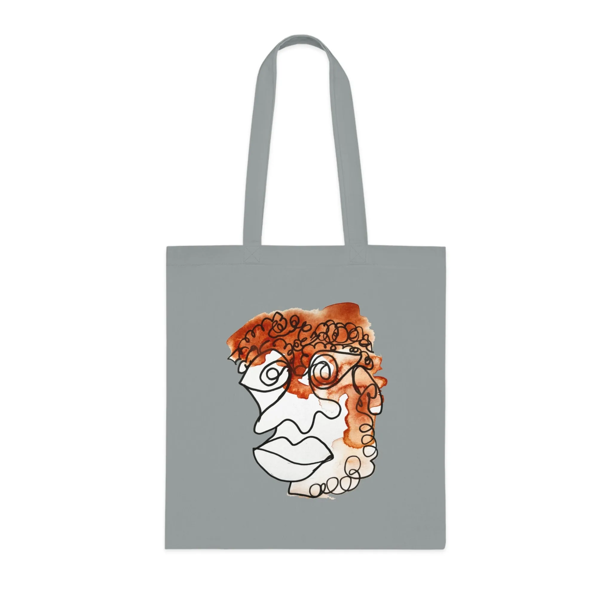 Doleful - Versatile 100% Cotton Tote: Vibrant Colors, Light & Practical